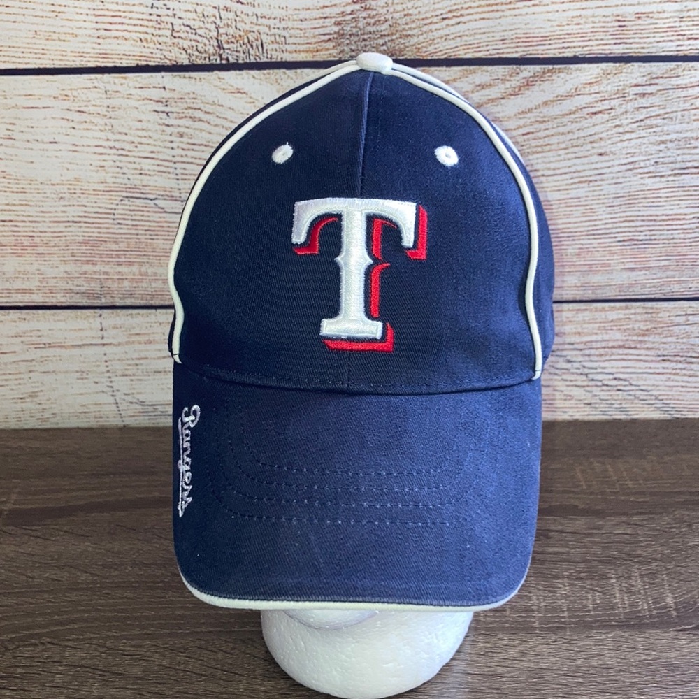 Texas Ranger Pre Owned Navy Blue Cap w/ Coca Cola & Walgreens Logo